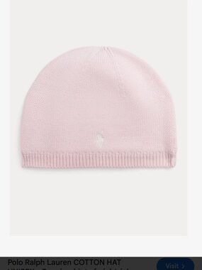 Polo by Ralph Lauren Cotton Knit Hat and Scarf